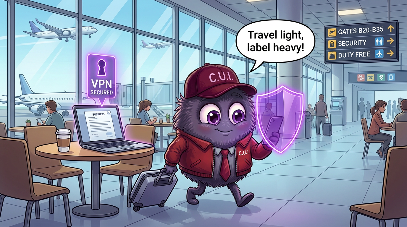 C.U.I. monster in scene — Travelers